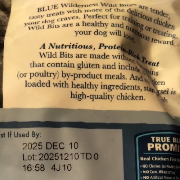 Blue Buffalo Wilderness Wild Bits Soft & Chewy Training Treats Dogs, Grain-Free - Picture 3 of 7